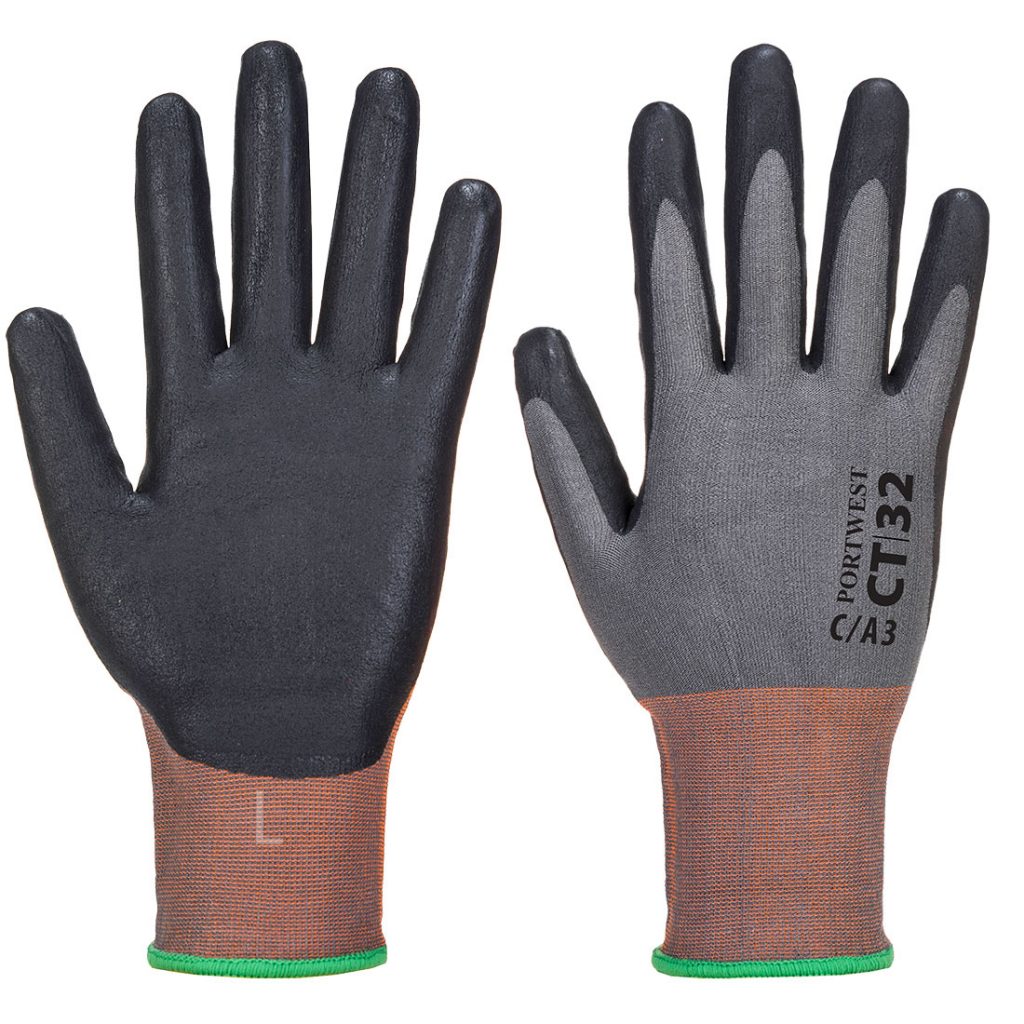 Guante anti-corte CT300 MR18 de micro espuma de Nitrilo CT32