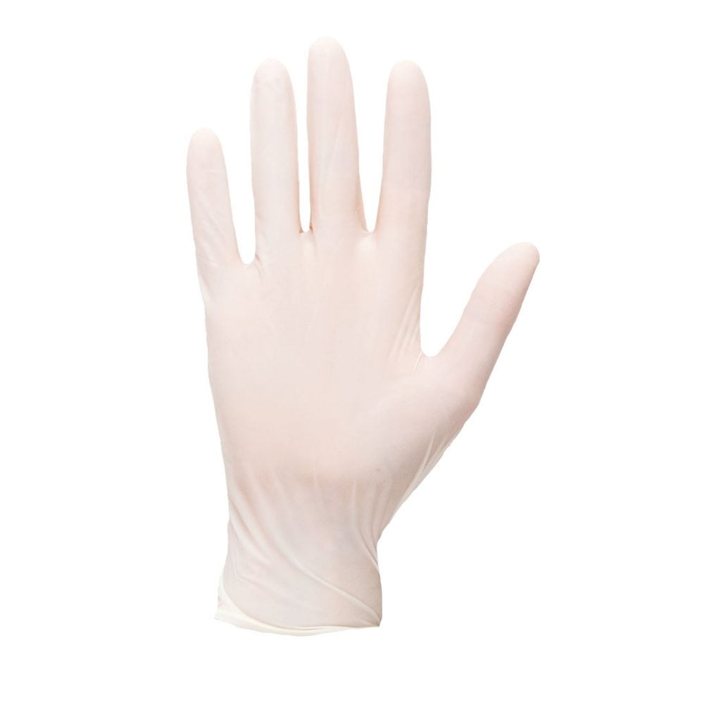Guantes desechables de látex, sin polvo A915