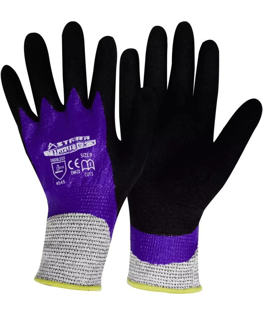 Guante Flexrock anticorte Morado