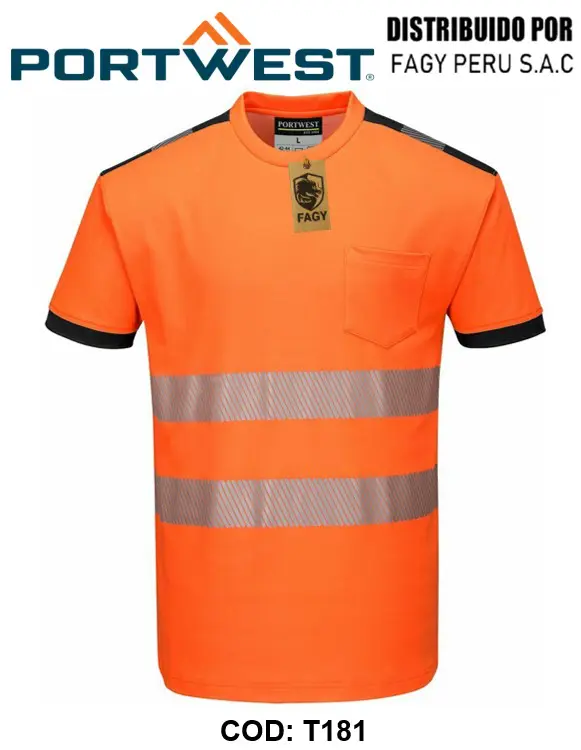 Camiseta de alta visibilidad pw3 T181