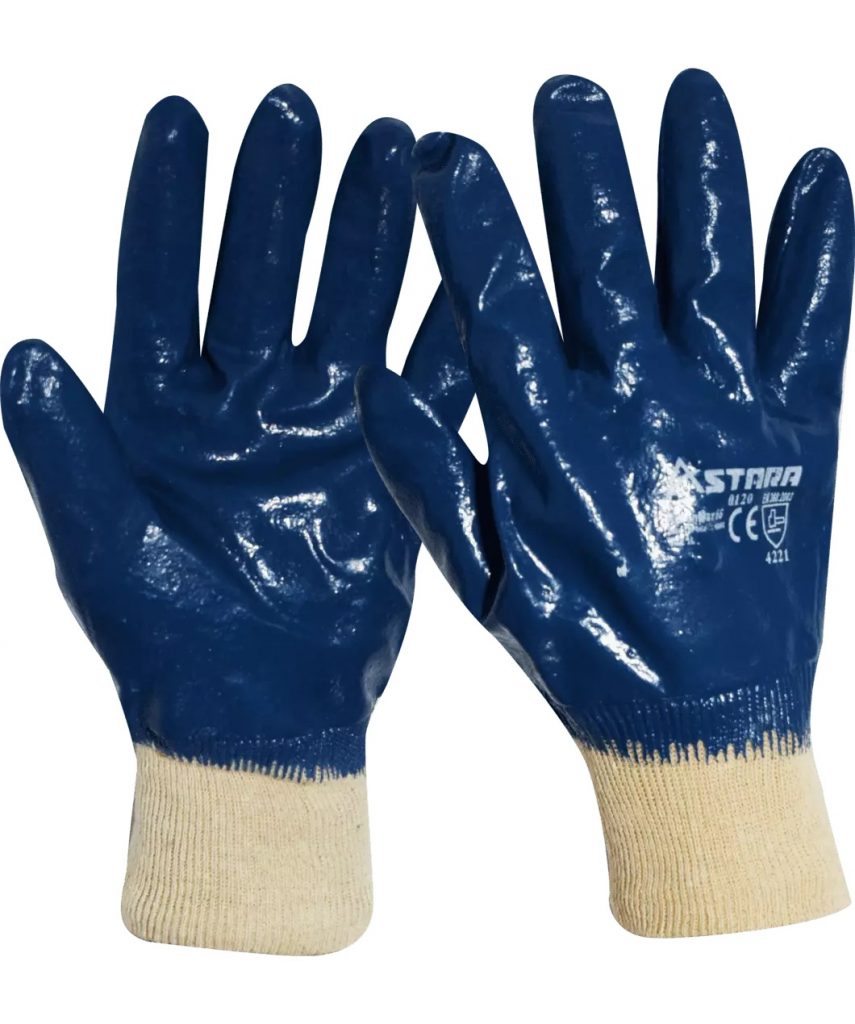 Guante Nitronmax Azul Baño Completo