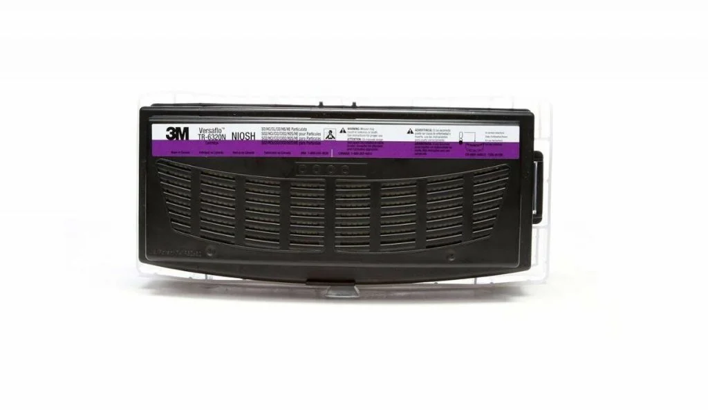 Cartucho de Gas Ácido/HEPA TR-6320N 3M™ Versaflo™ para TR-600/800 PAPR Negro 5 por Caja