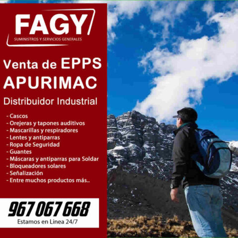 Venta de epps en Apurímac - Distribuidor de EPPS en Apurímac