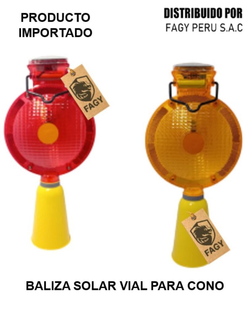 Baliza Solar para Cono Importado