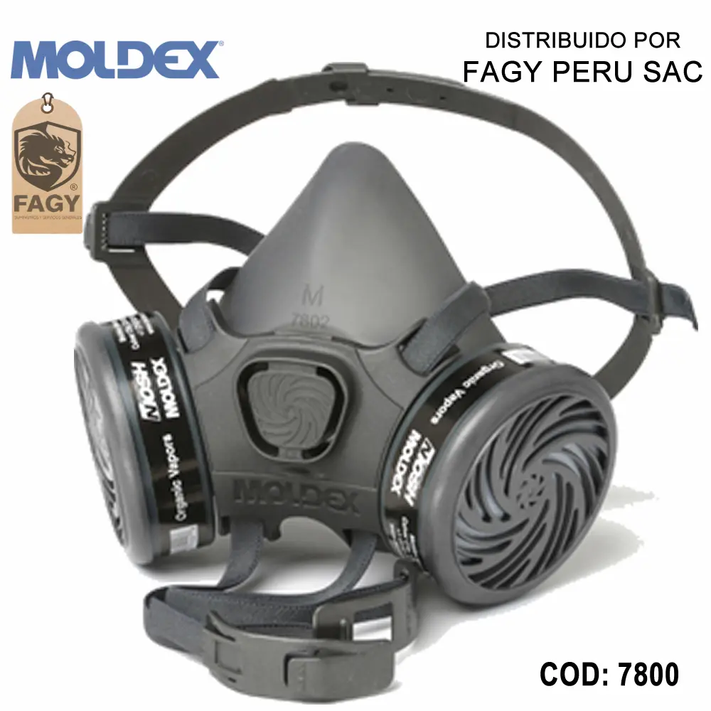 Respirador reutilizable 7800 moldex