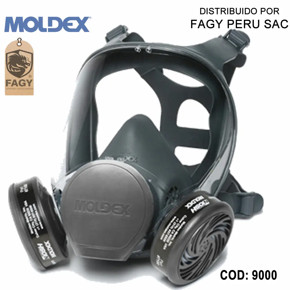 Respirador reutilizable cara completa 9000 moldex