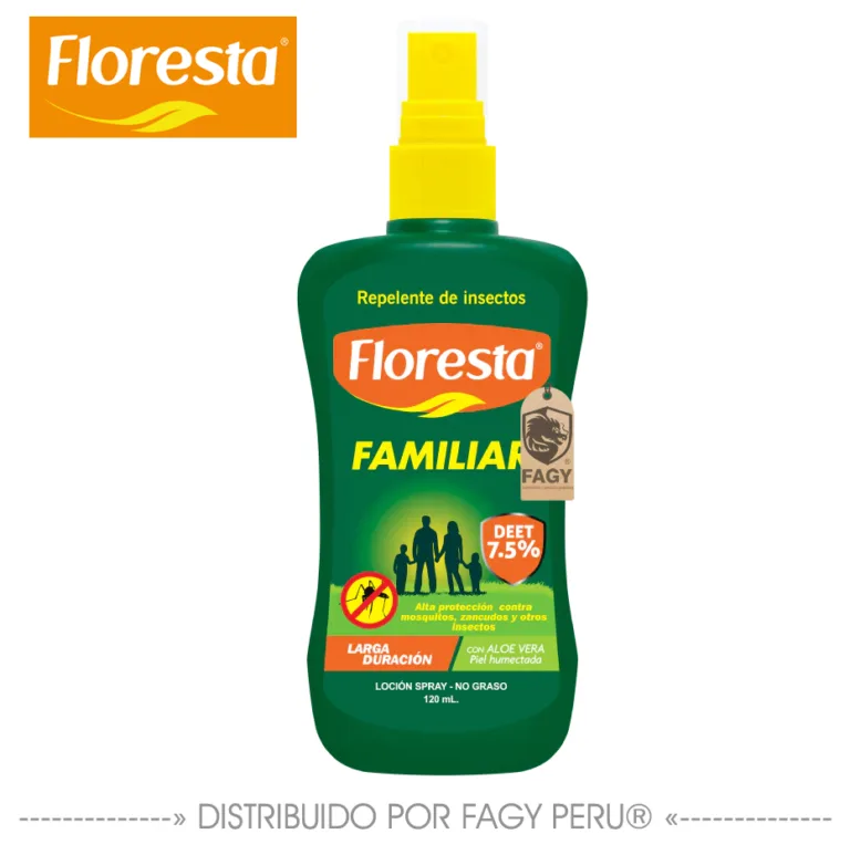 Repelente floresta familiar crema 7.5% deet 120 gr