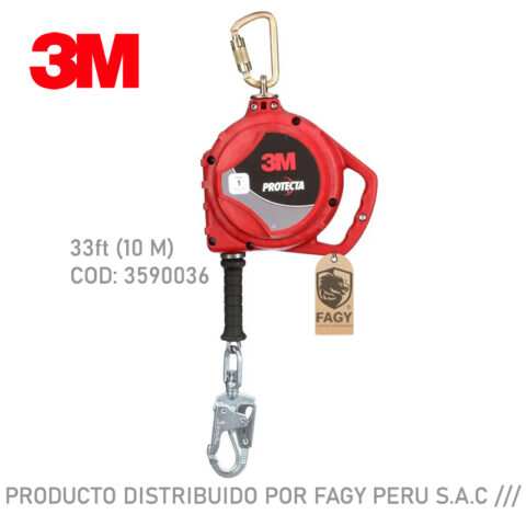 Bloque Retractil 3M Protecta 33 ft (10 m), 3590036