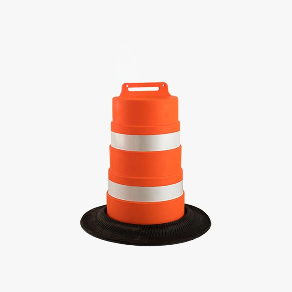 Cilindro vial con base de caucho