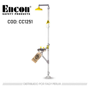 Ducha y lavaojos de emergencia Cascaide CC1251 - Equipo de Protección Personal | FAGY PERU