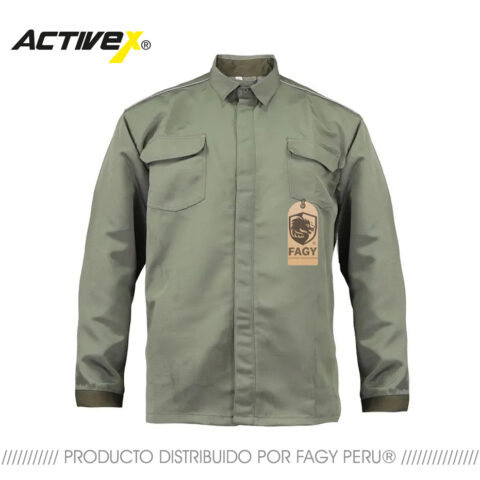 Camisa Antiacido Slack Activex Acid Pro Verde UV