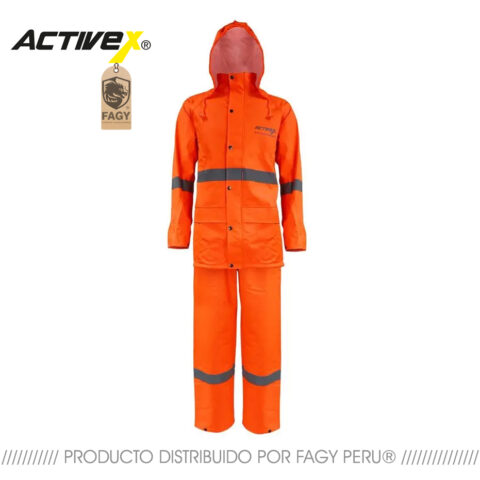 Traje Antiácido Activex PU Acid Block Naranjo