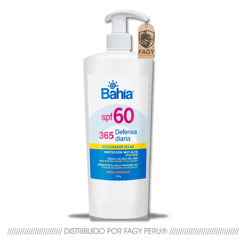 Bloqueador Bahía 365 Defensa Diaria SPF60 1000g
