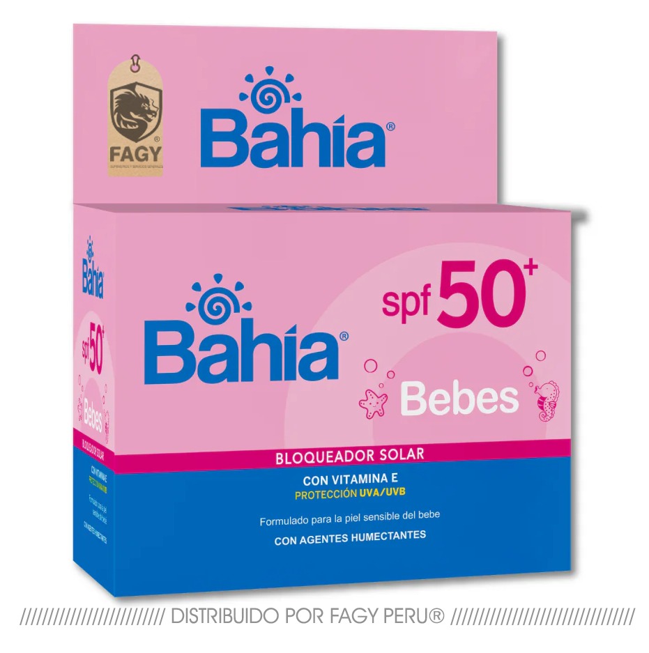 Bloqueador Bahía Bebé SPF 50 Sachet 10g