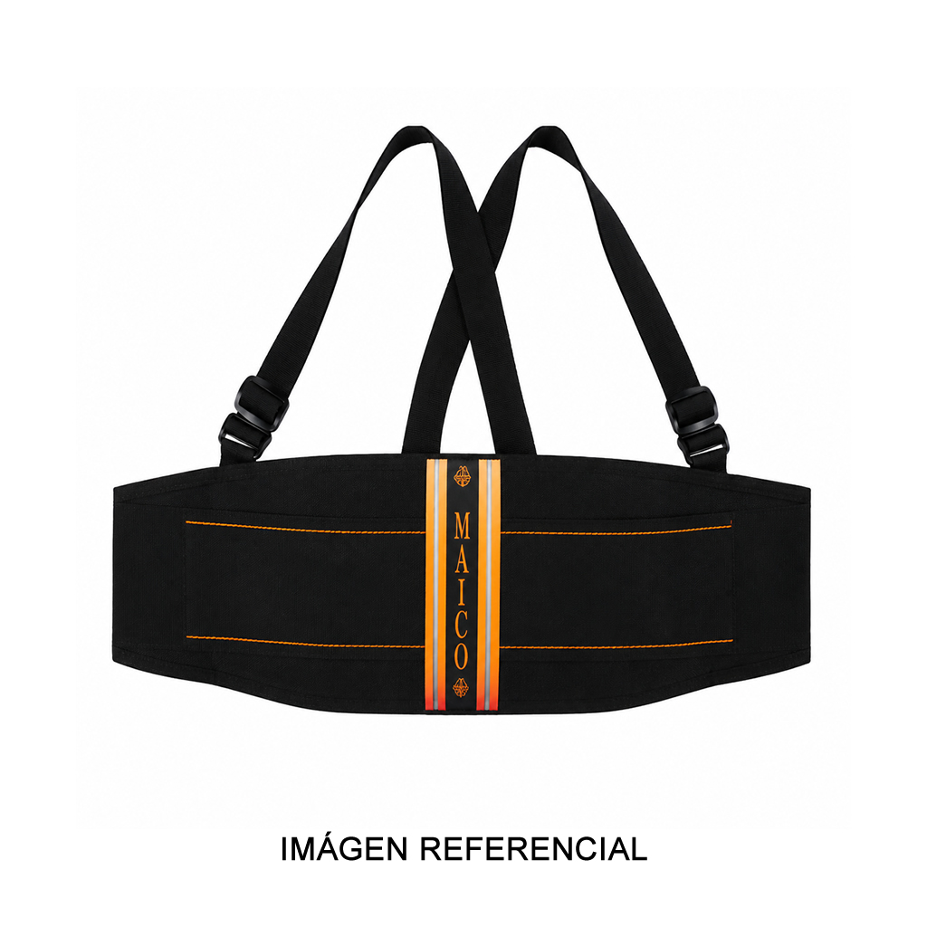 Faja lumbar elástica pesada 25cm Maicol FLEP25