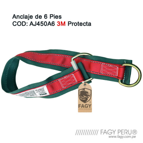 Anclaje de 6 Pies AJ450A6 3M Protecta