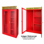 Estación de emergencia de primeros auxilios vacío