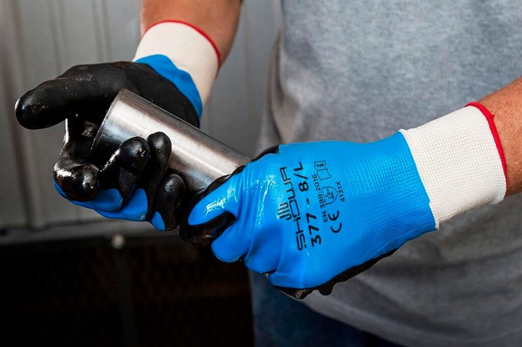 Guante SHOWA 377 – Protección Química y Mecánica de Alto Rendimiento