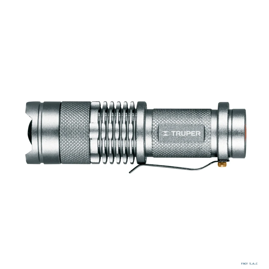 Linterna de aluminio 1 LED de 40 lm con  1 pila AA, Truper LINA-1AA 17256