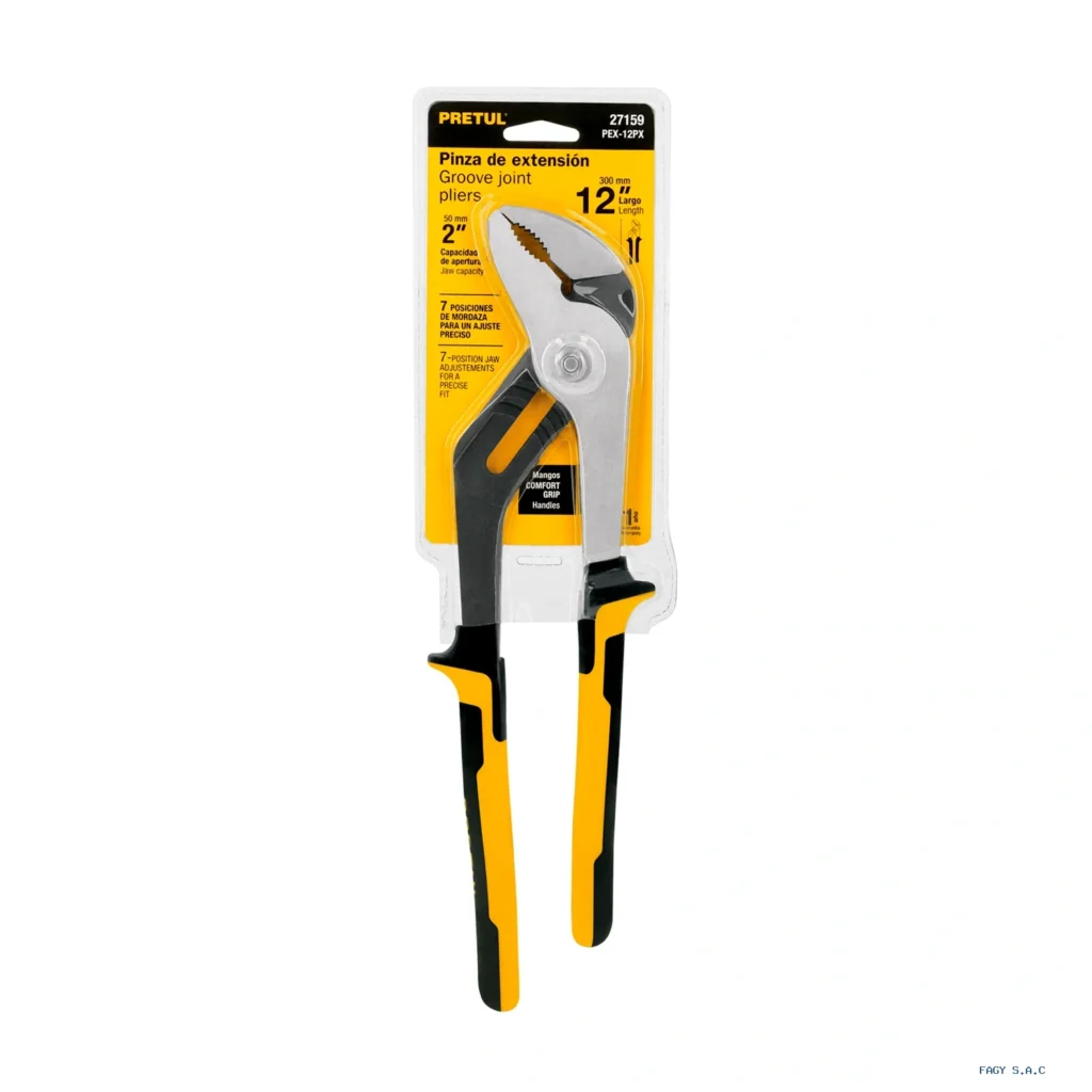 Alicate pinza de extensión 12" mango Comfort Grip, Pretul 27159