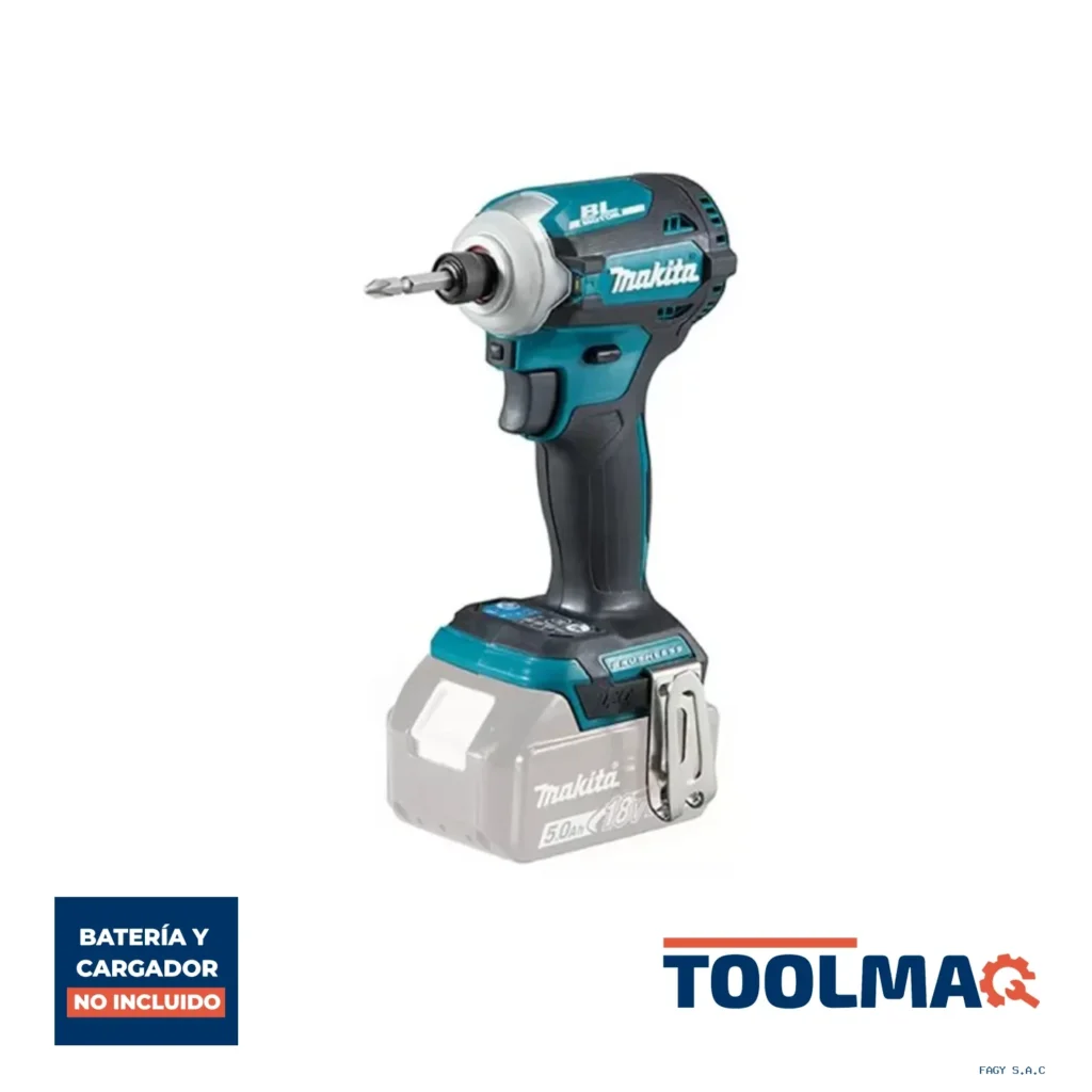 Atornillador de Impacto 1/4" Hex 18V LXT BL 180 Nm Baretool Makita DTD171Z