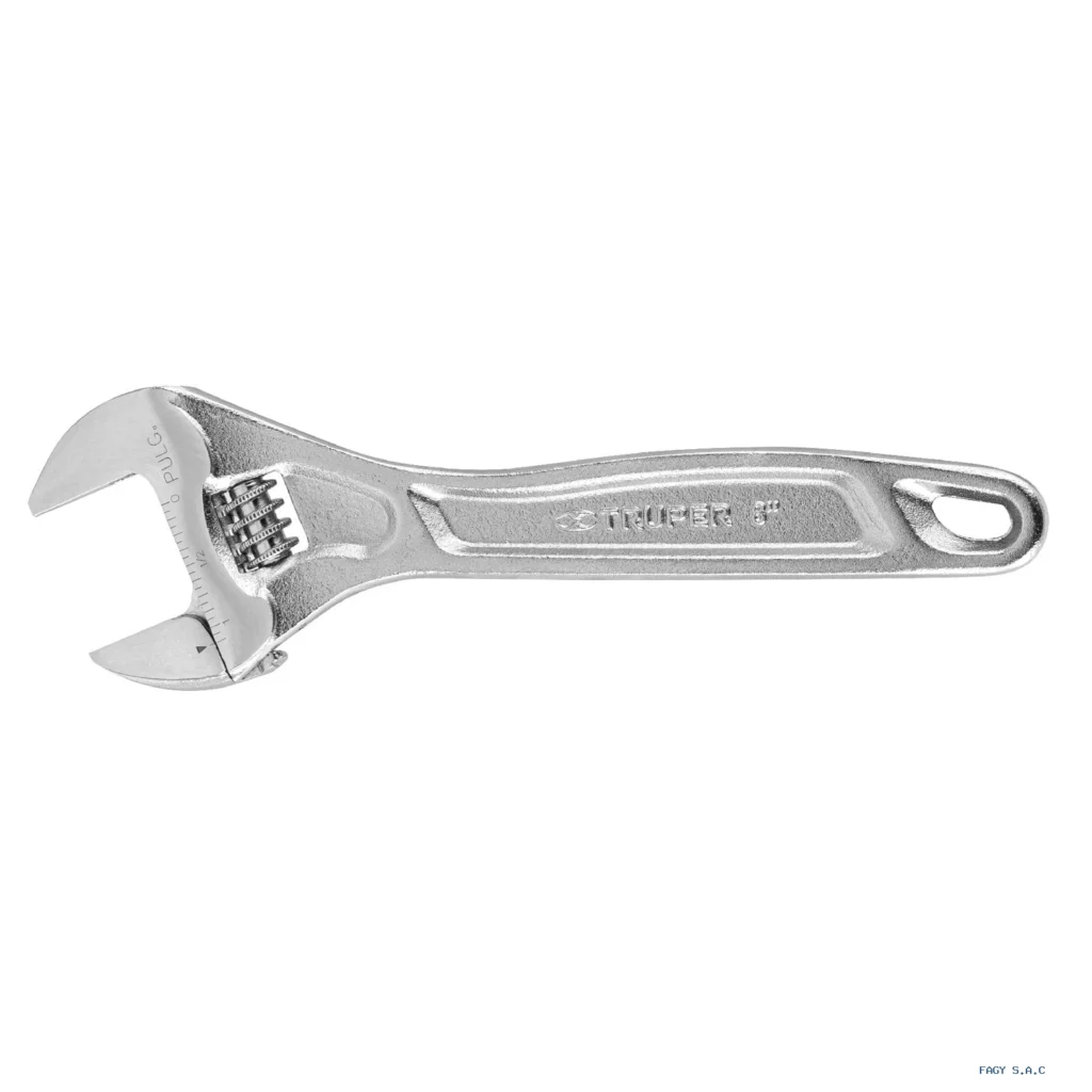 Llave ajustable (perico) 8" profesional  cromada, Expert PET-8C 15506