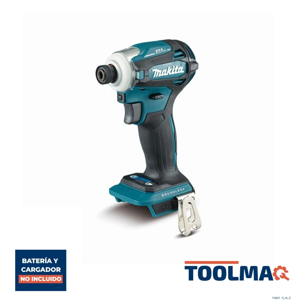Atornillador de Impacto 1/4" Hex 18V LXT BL 180 Nm Baretool Makita DTD172Z