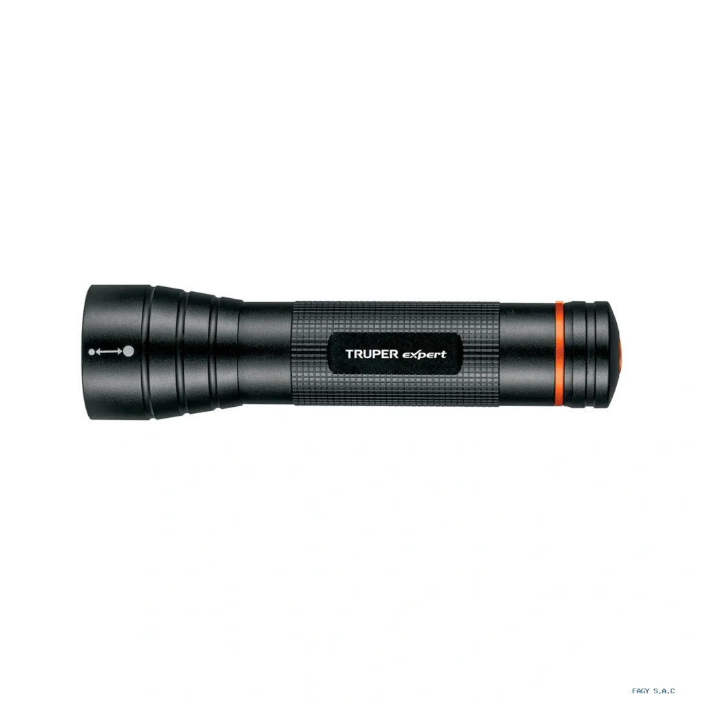 Linterna de aluminio LED Cree 500 lm con  2 pilas D, Truper LINA-2DN 18813