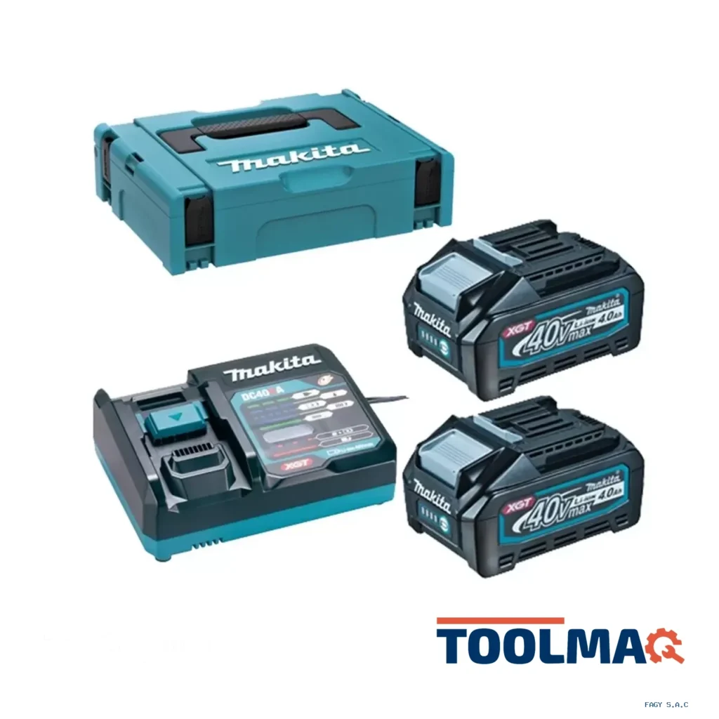 Makpac 2 Baterías 40Vmax XGT 4.0Ah + Cargador 191J97-1