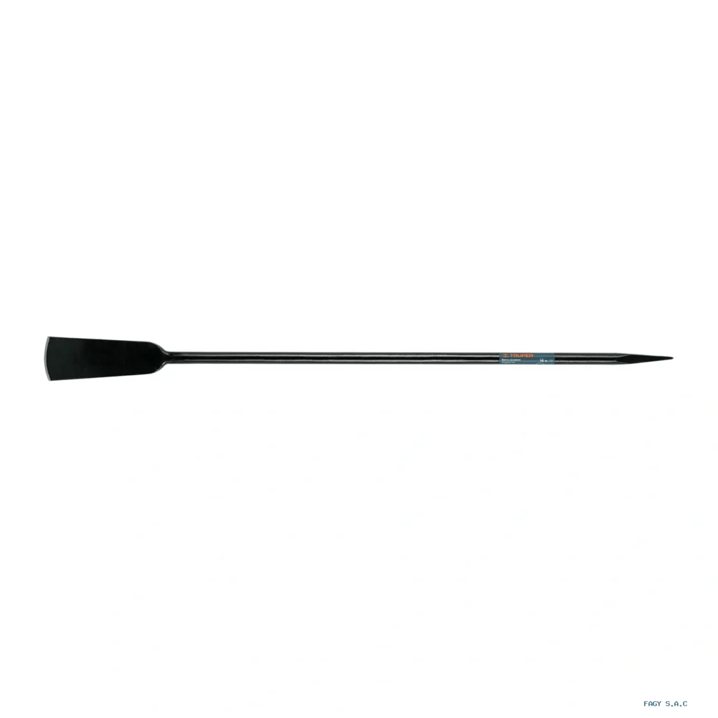 Barra cavadora 1" x 140 cm, escoplo 102 mm, TRUPER 19987