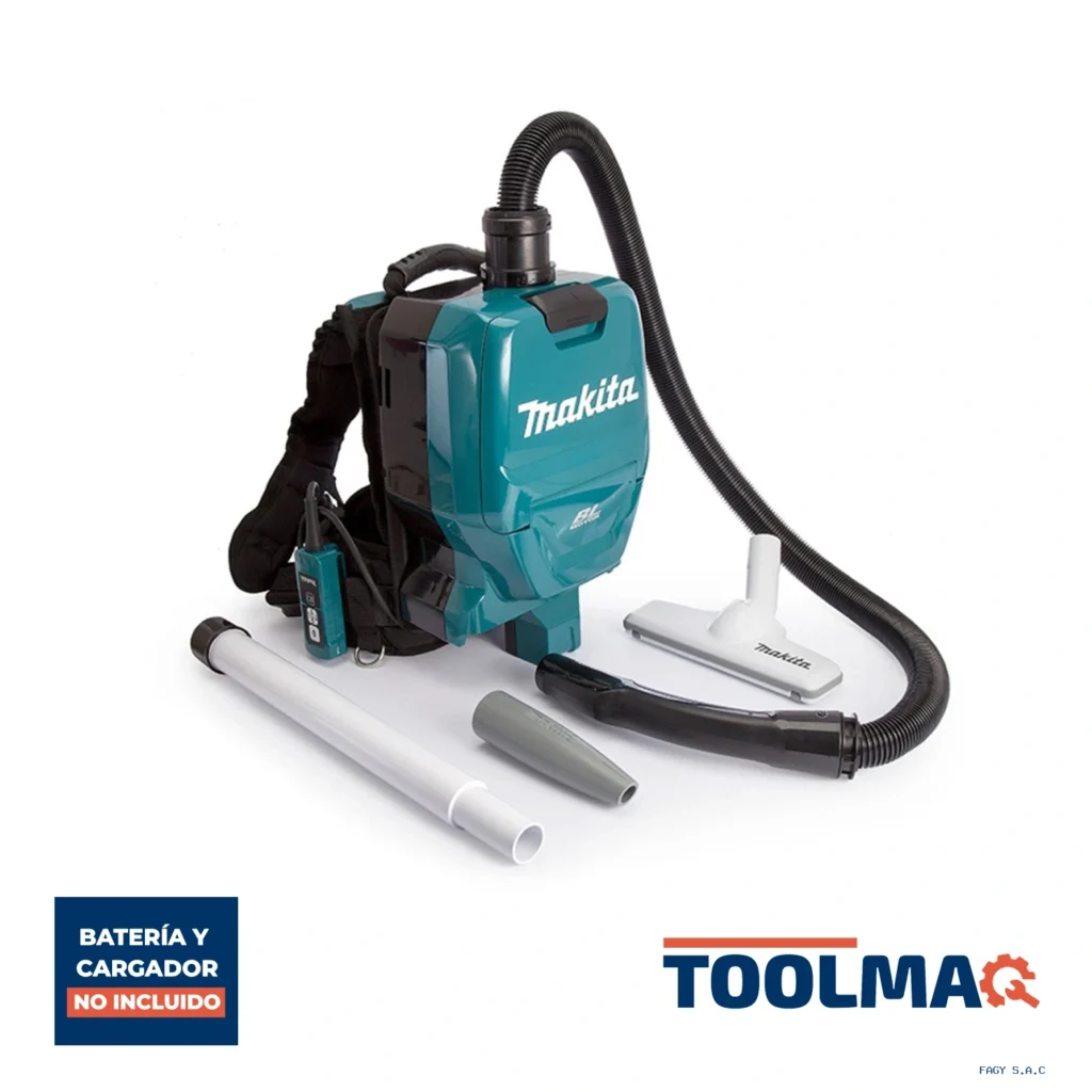 Aspiradora de Mochila 36V (18x2) LXT BL 7.1 kPa Baretool Makita DVC260Z