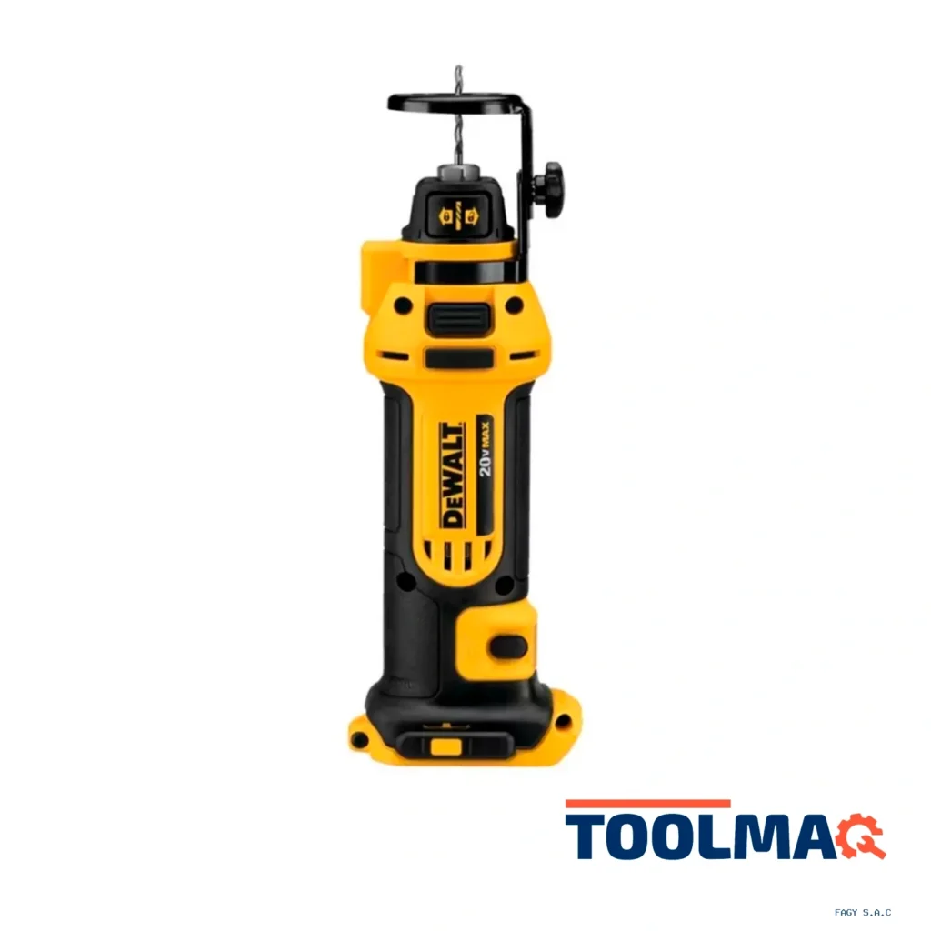 Cortadora de Drywall 20 V 1/4" - 1/8" 2600 Rpm (Sin Baterias/Sin Cargador) Dewalt DCS551B-B3