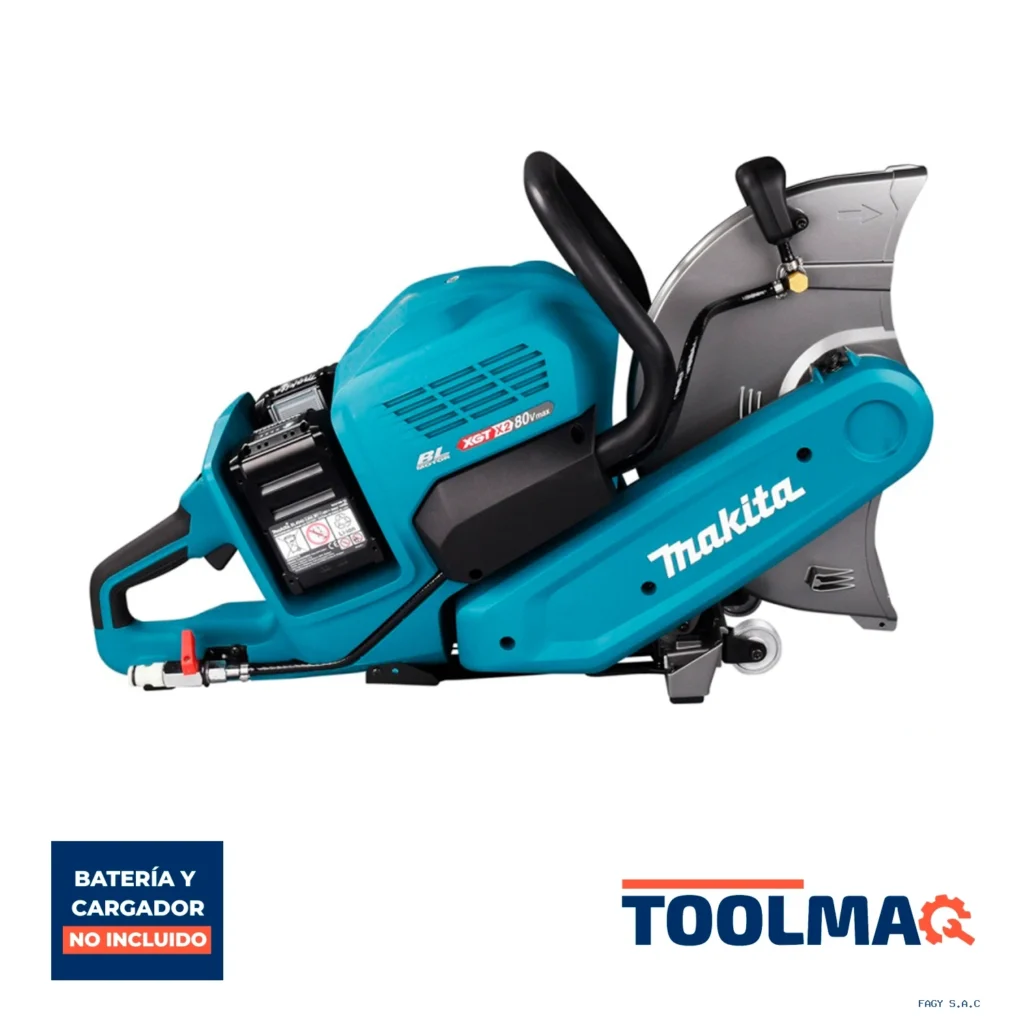 Cortador de Concreto 14" 80V (40Vx2) XGT BL Baretool Makita CE001GZ