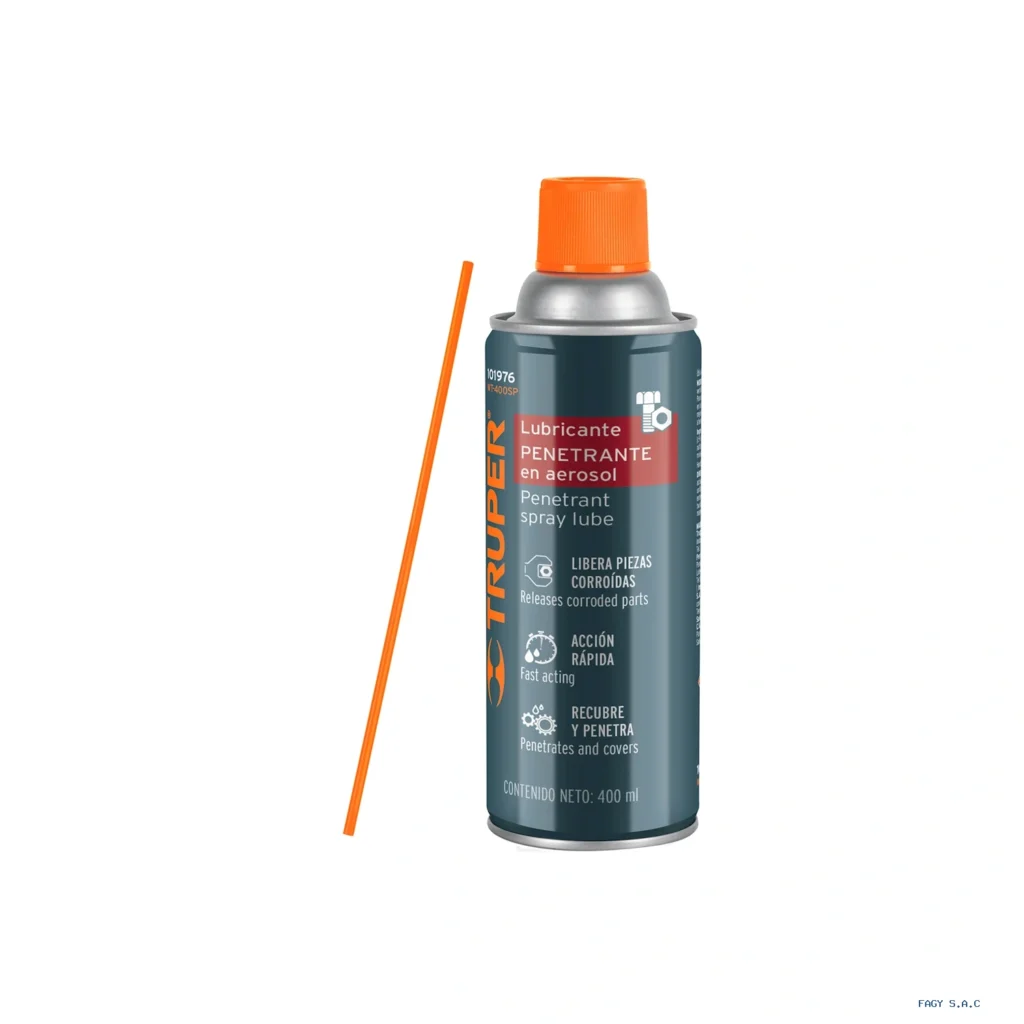 Lubricante penetrante en aerosol 400 ml, Truper 101976