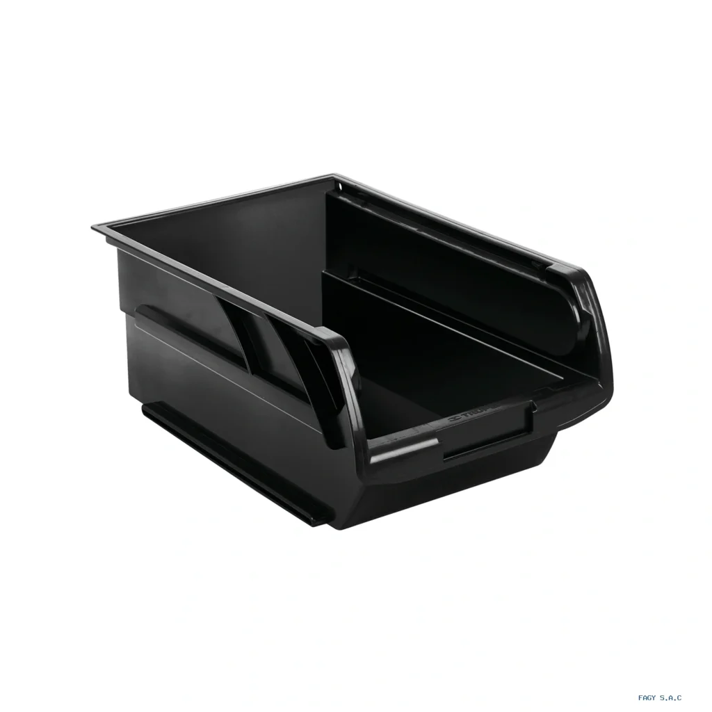 Gaveta apilable #3.5 de plástico, 29 x 19 x 13 cm, TRUPER 102437