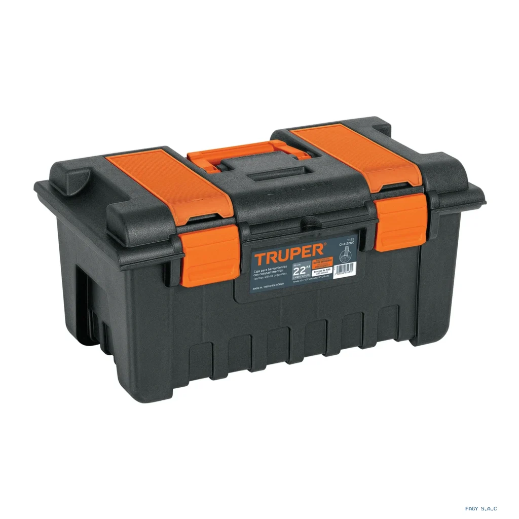 Caja para herramienta de 22" con compartimentos, TRUPER 11145