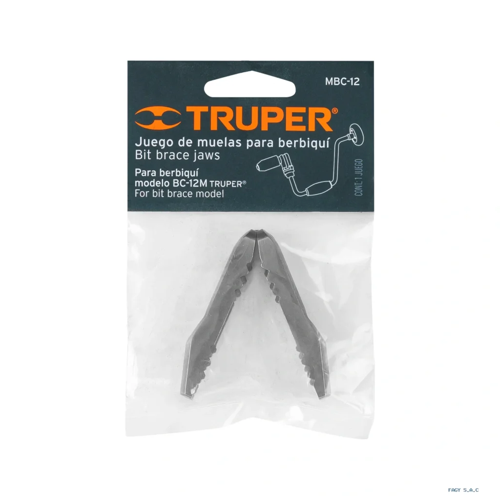 Juego de muelas para berbiquí 12", TRUPER 10976