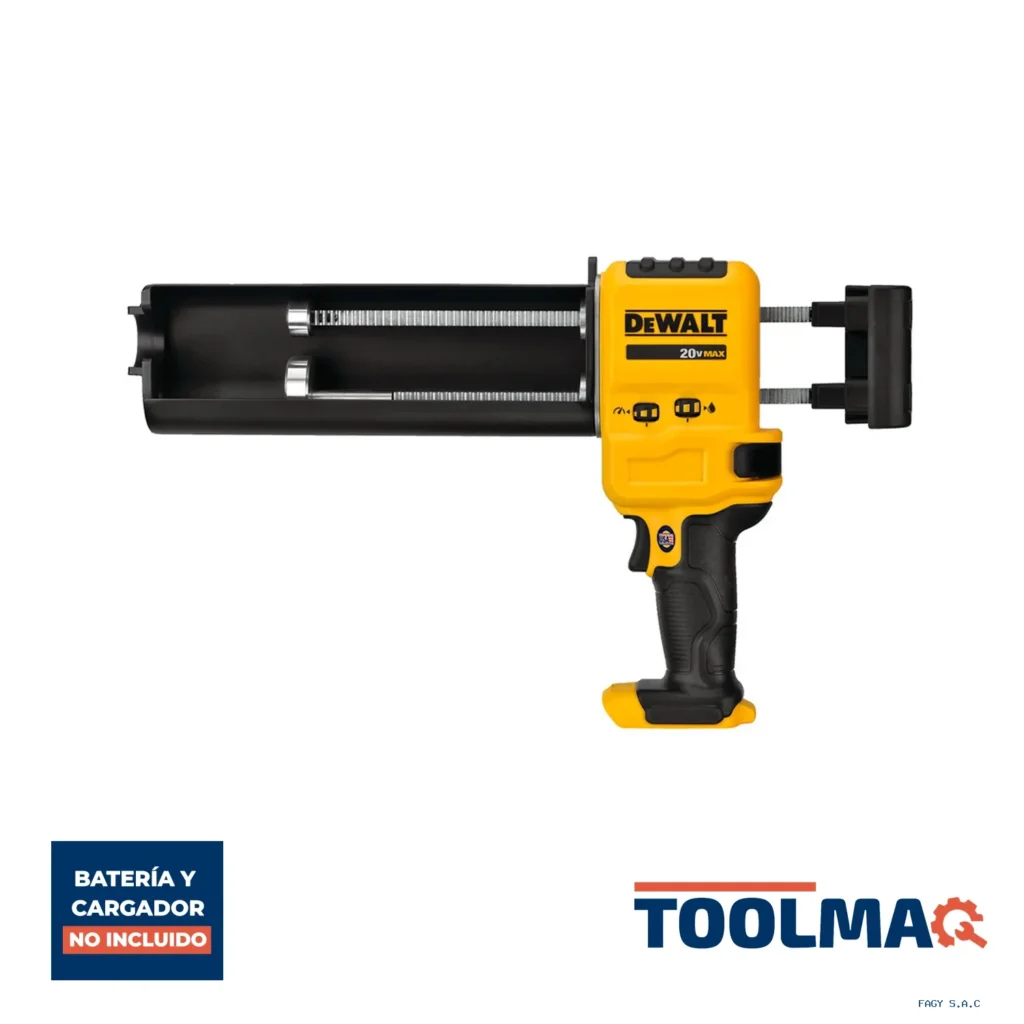· Aplicador Adhesivo Epoxy 19.5 Oz 20V Max (Sin Batería / Sin cargador) Dewalt DCE593B