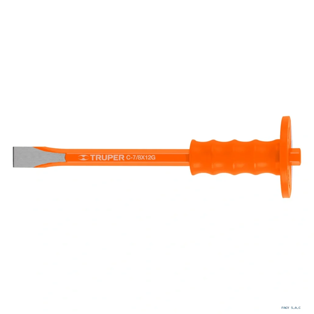 Cincel de corte frío 7/8 X 12" con grip, Truper 12175