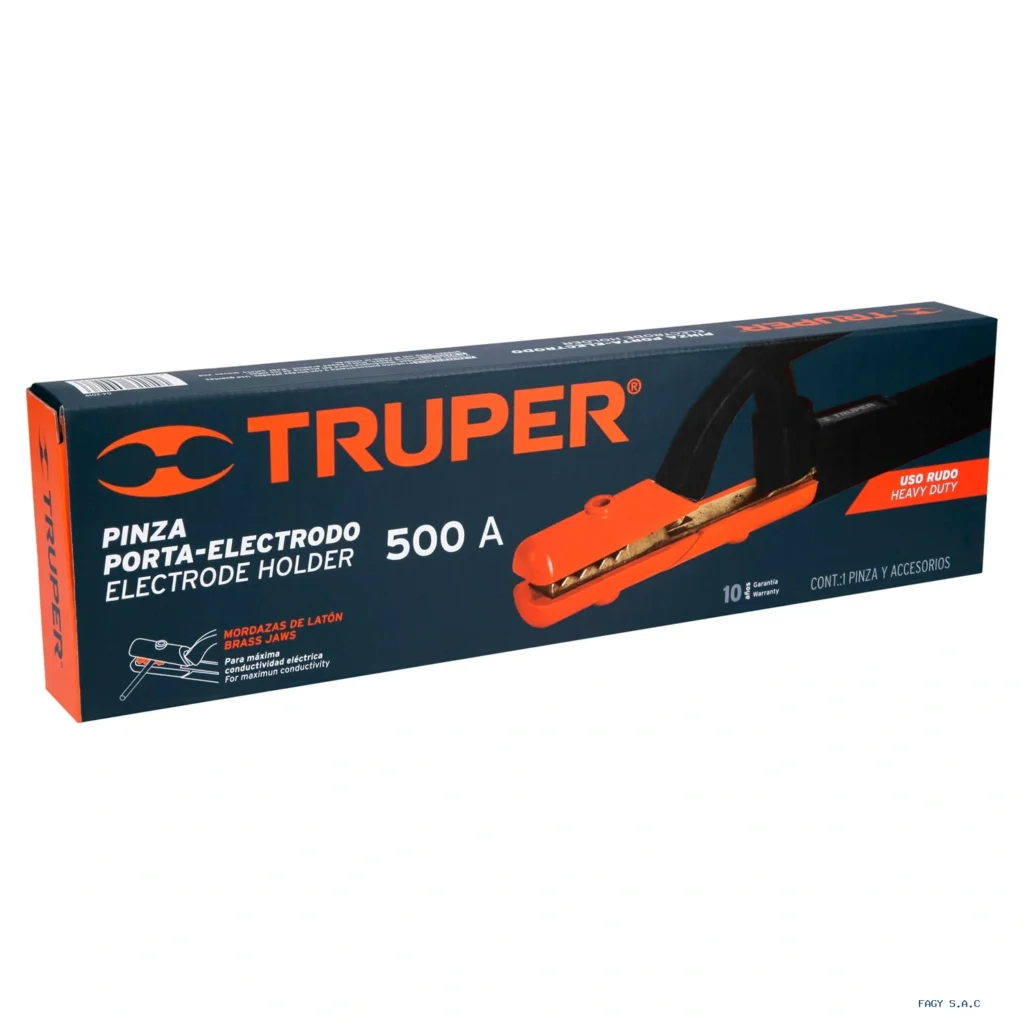 Alicate pinza porta electrodo de 500 A, Truper 14233