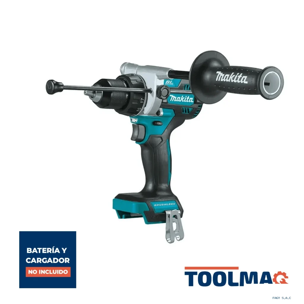 Taladro Percutor 1/2" 18V LXT BL 125Nm Baretool Makita DHP486Z