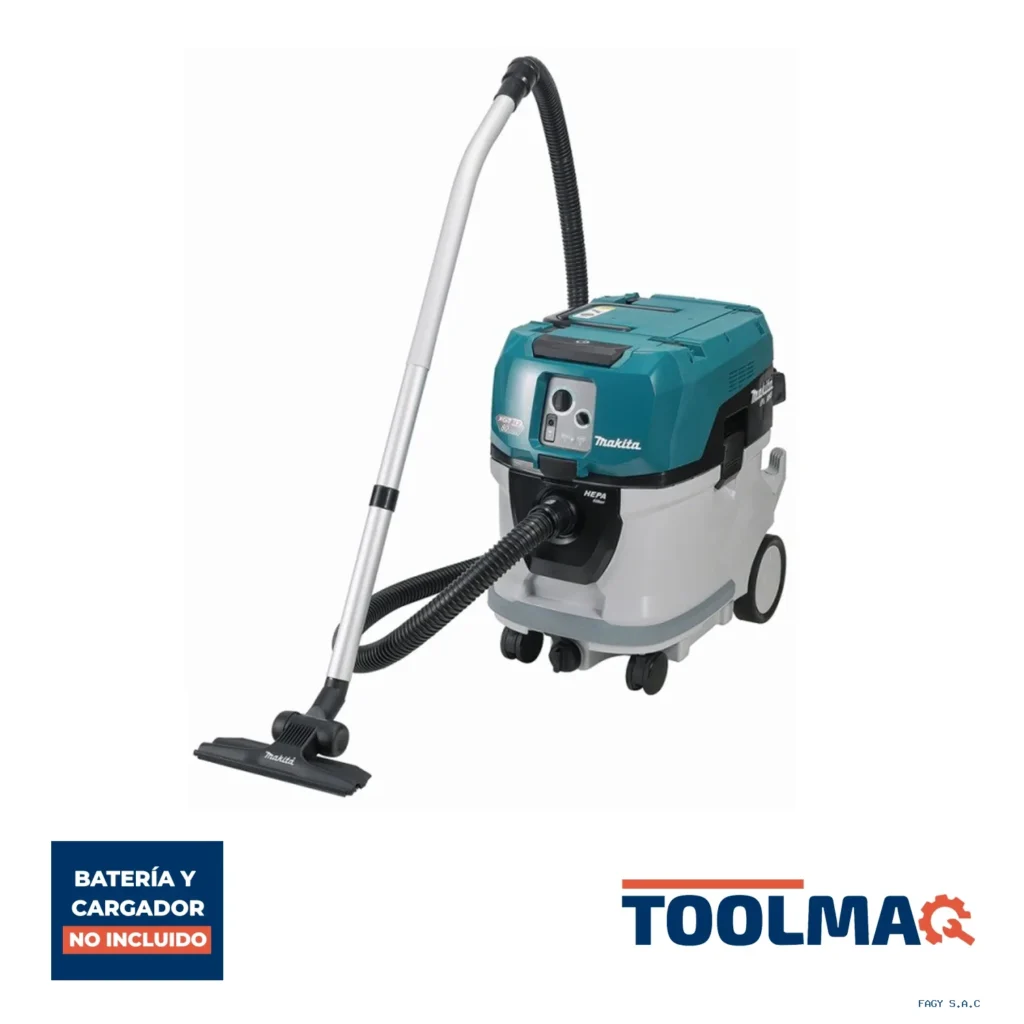 Aspiradora Seco/Húmedo 40Vx2 (80V) XGT BL Baretool Makita VC007GLZ05