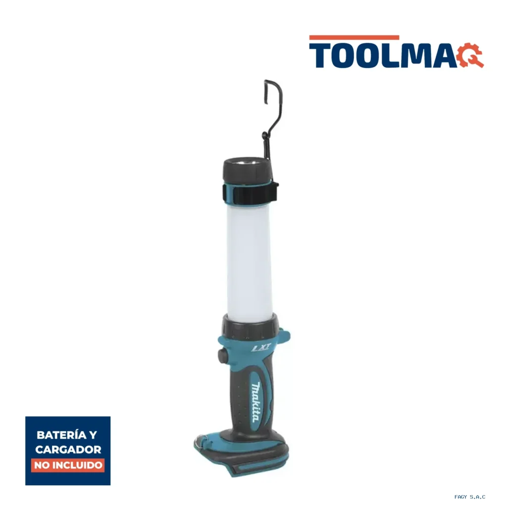 Linterna de Trabajo 18V LXT 21 Led 360º 620Lm (Sin Batería/Sin Cargador) Makita DML806