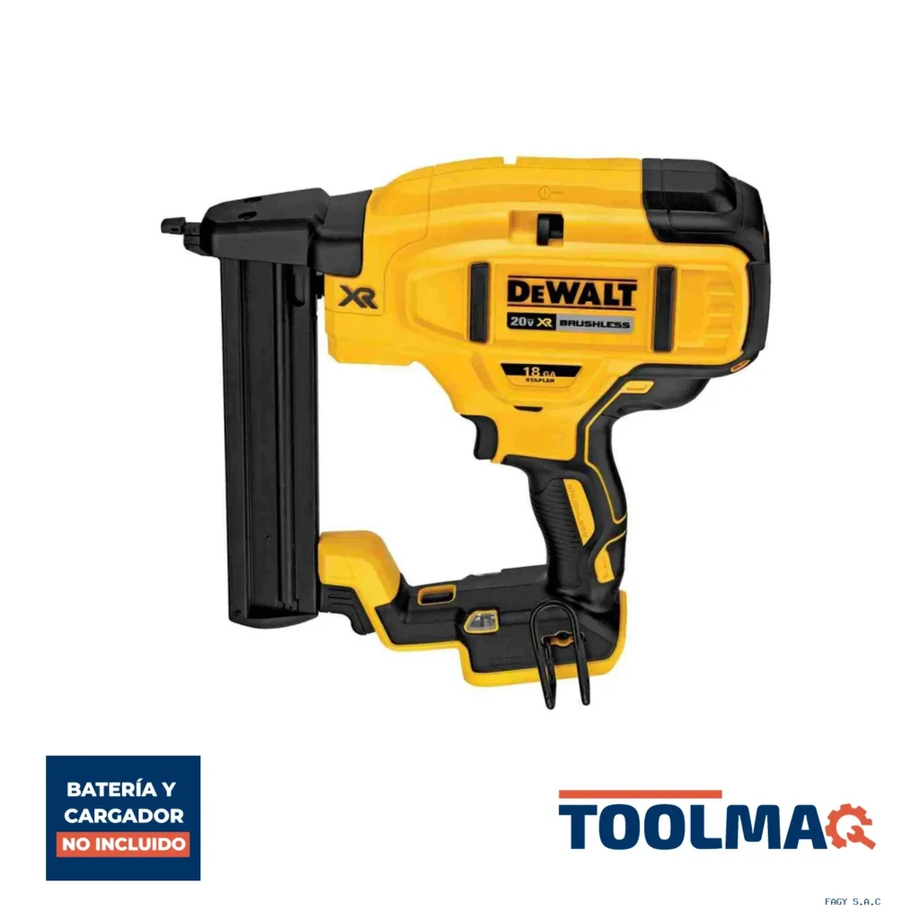 Engrapadora de Corona Angosta 20 V Xr 100 grapas Calibre 18 Baretool (Sin Batería/Sin Cargador) Dewalt DCN681B
