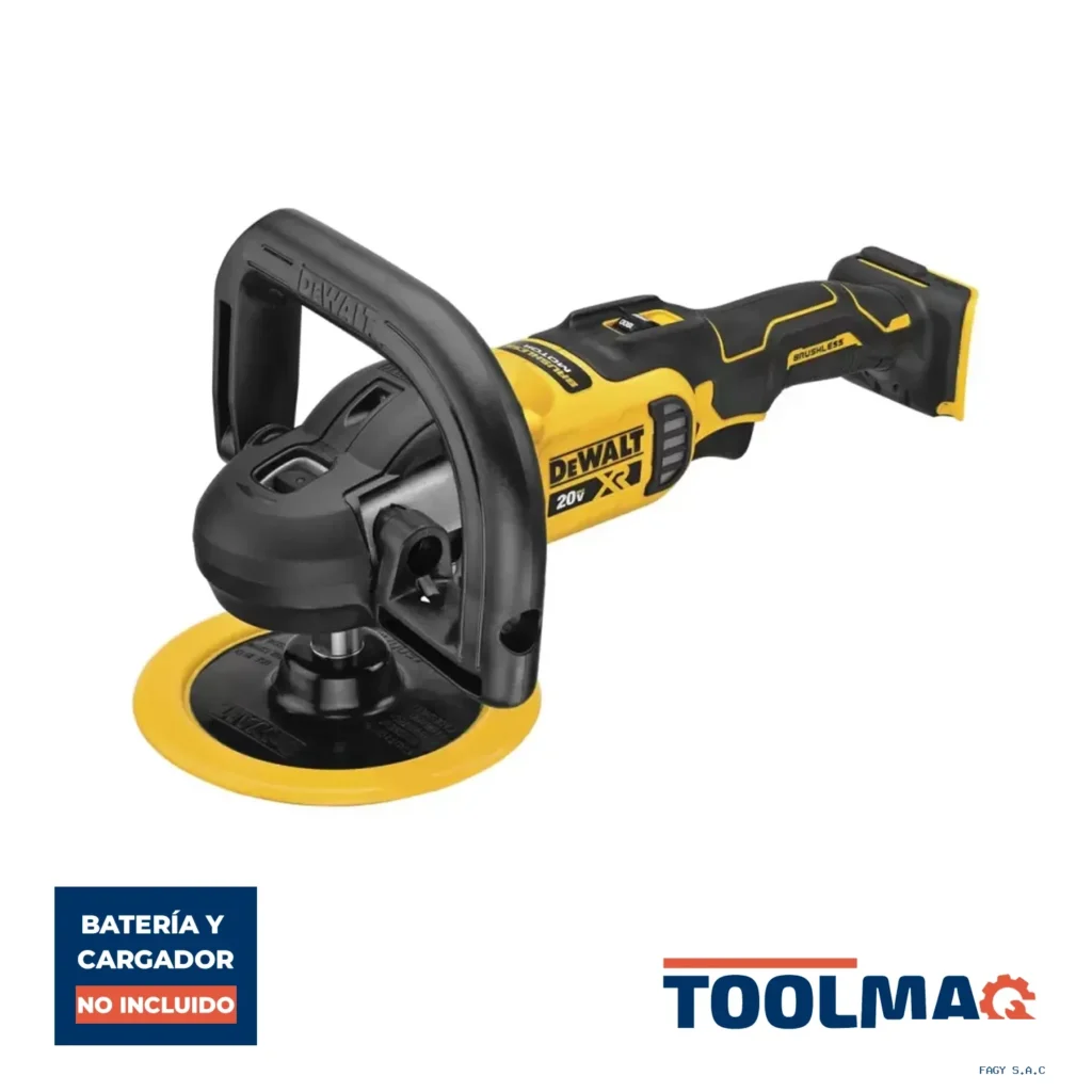 Pulidora Orbital 7" 20 V Xr 2200 Rpm Baretool (Sin Baterias/Sin cargador) Dewalt DCM849B