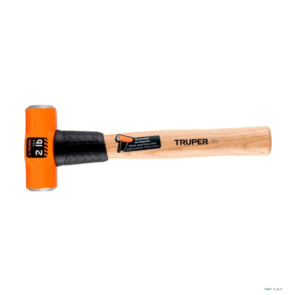 Marro octagonal 2 lb, mango de madera 12", Truper 16506