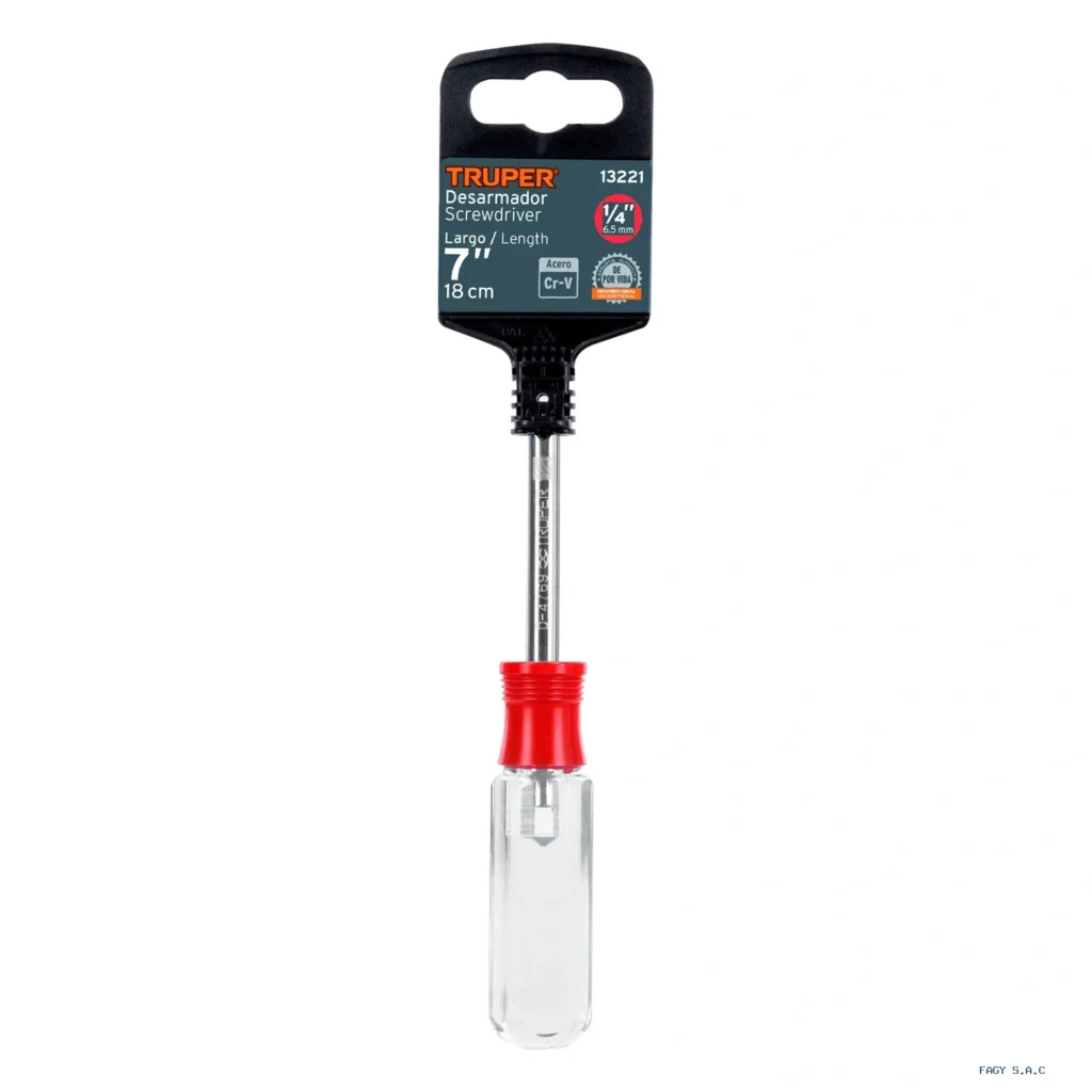 Desarmador de 7" para dados cuadro 1/4", Truper 13221