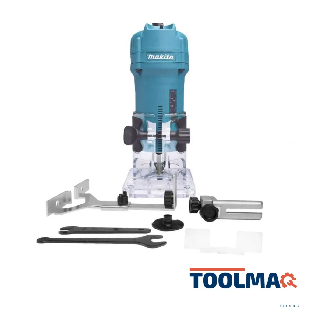 Fresadora Recortadora 1/4" 530W Makita 3709