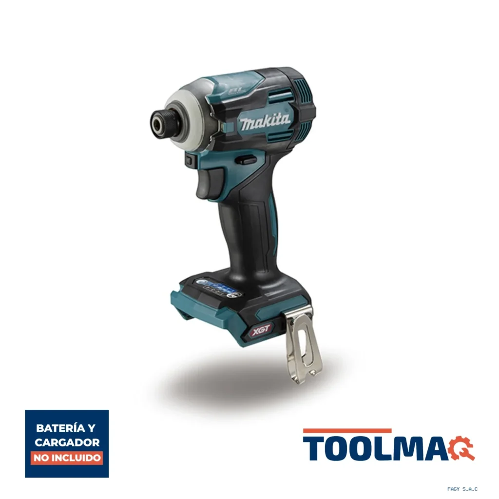 Atornillador de Impacto 1/4" Hex 40V XGT BL 220 Nm Baretool Makita TD001GZ