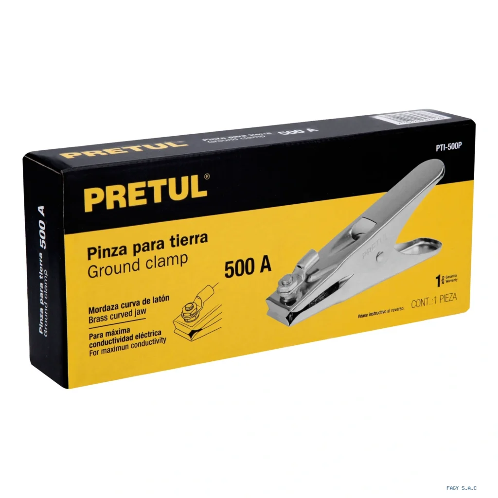 Alicate pinza para tierra de 500 A, Pretul 24235